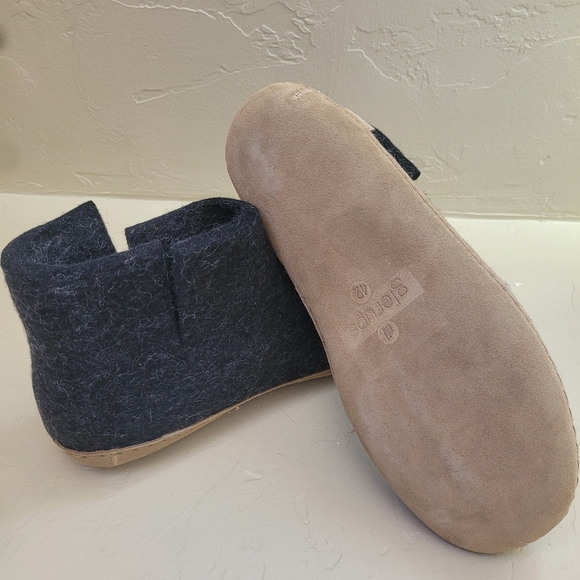 Glerups low boot wool slippers, charcoal - Picture 3 of 6